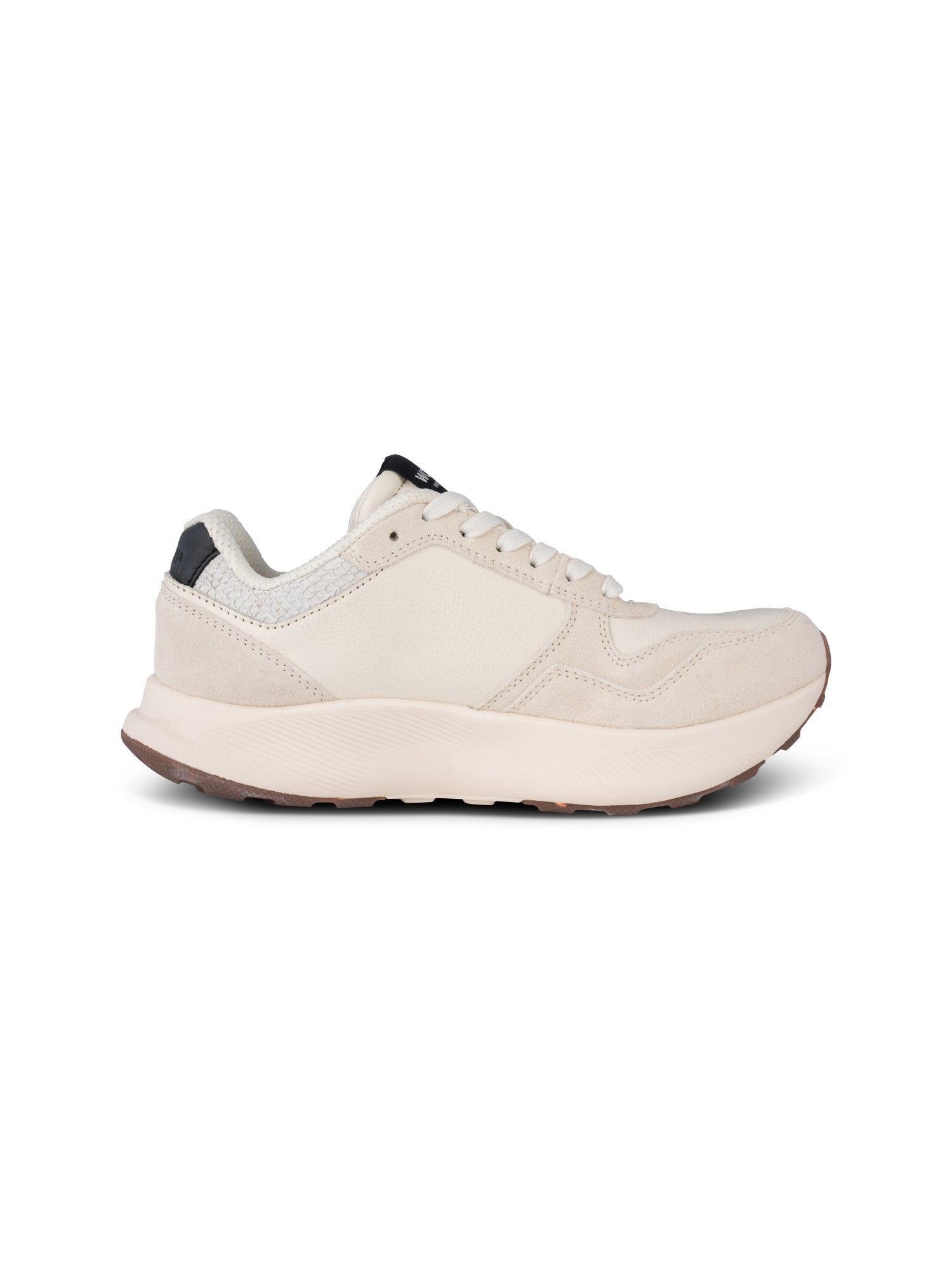 Mathilde Runner Leather - Blanc de Blanc