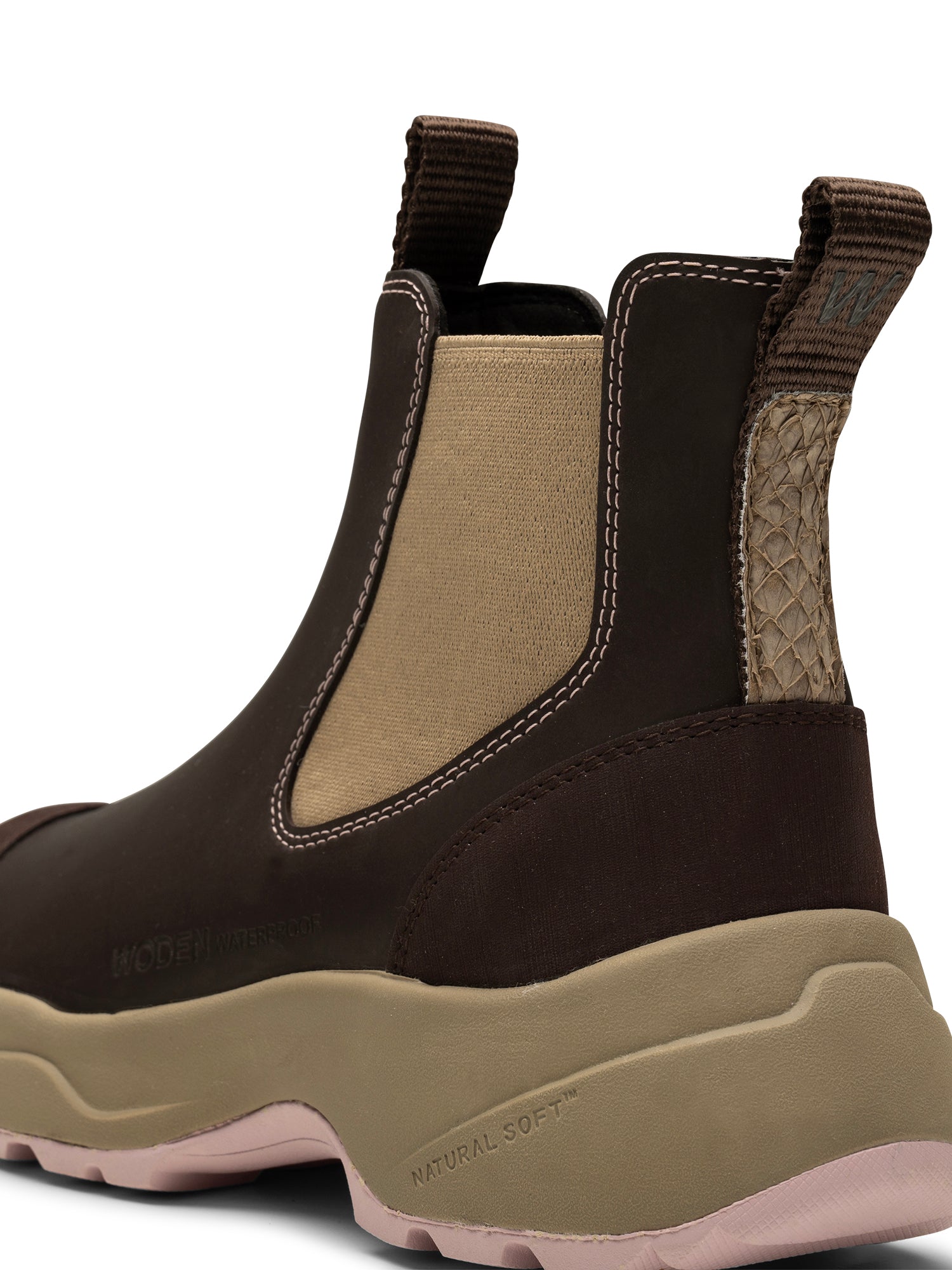 Siri Waterproof - Chocolate/Light Lilac