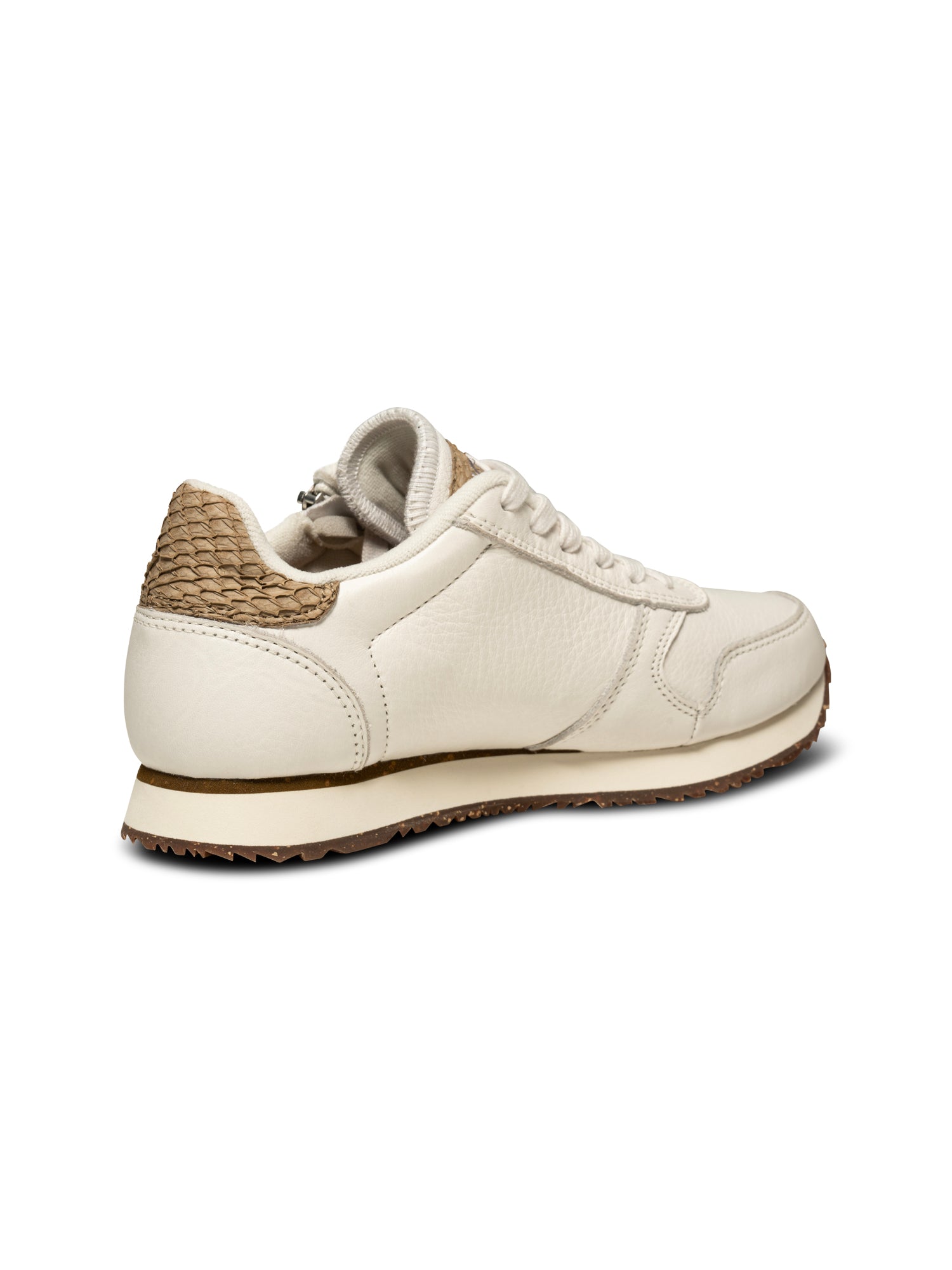 Ydun Leather Zipper - Blanc de Blanc