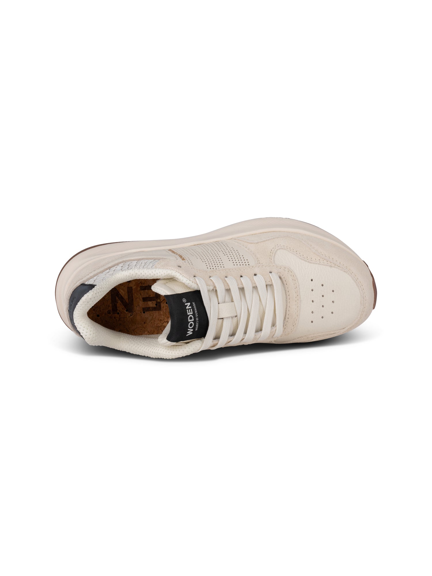 Mathilde Runner Leather - Blanc de Blanc