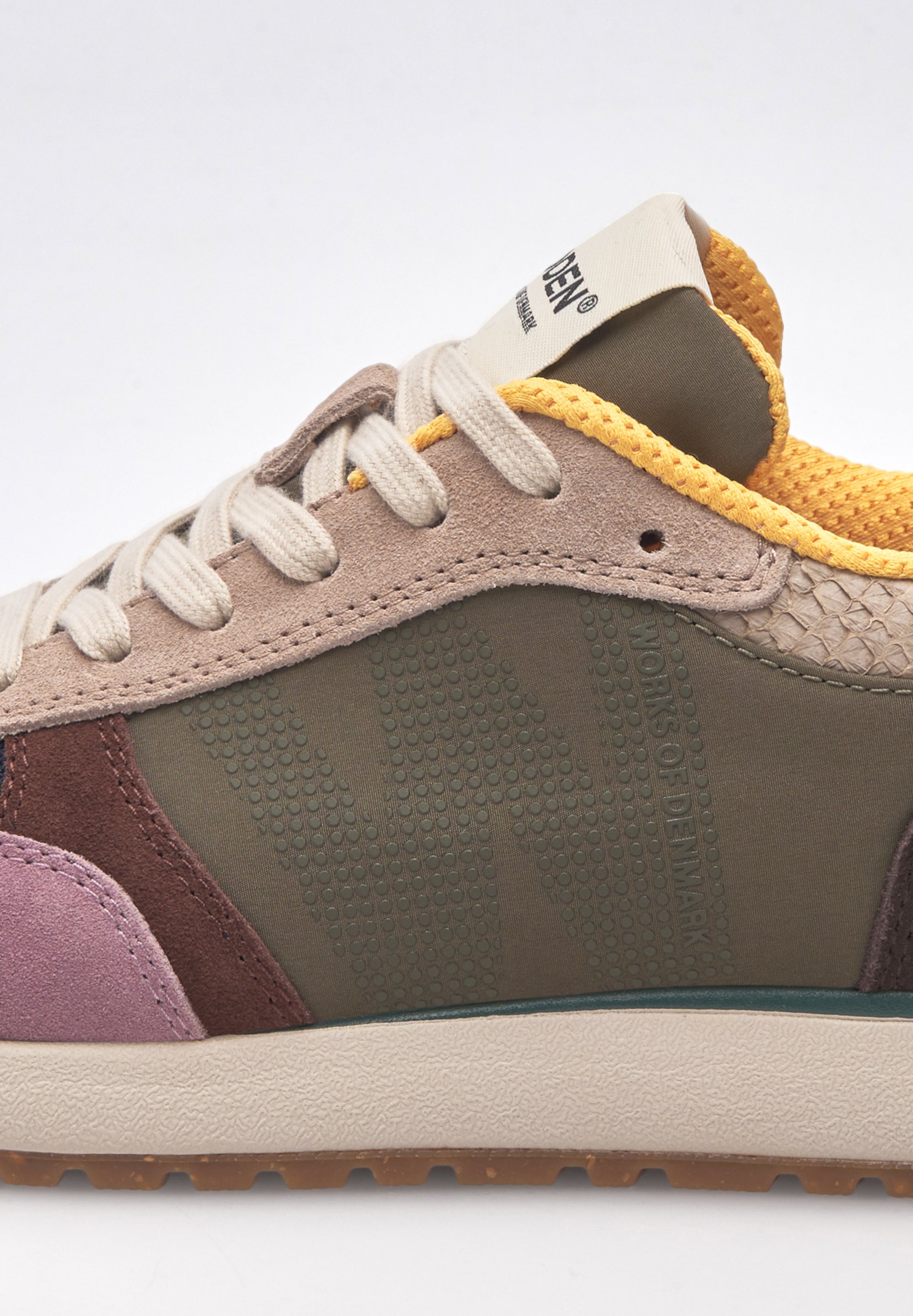 Ronja - Dark Algae Multi – Woden - Scandinavian Sneakers