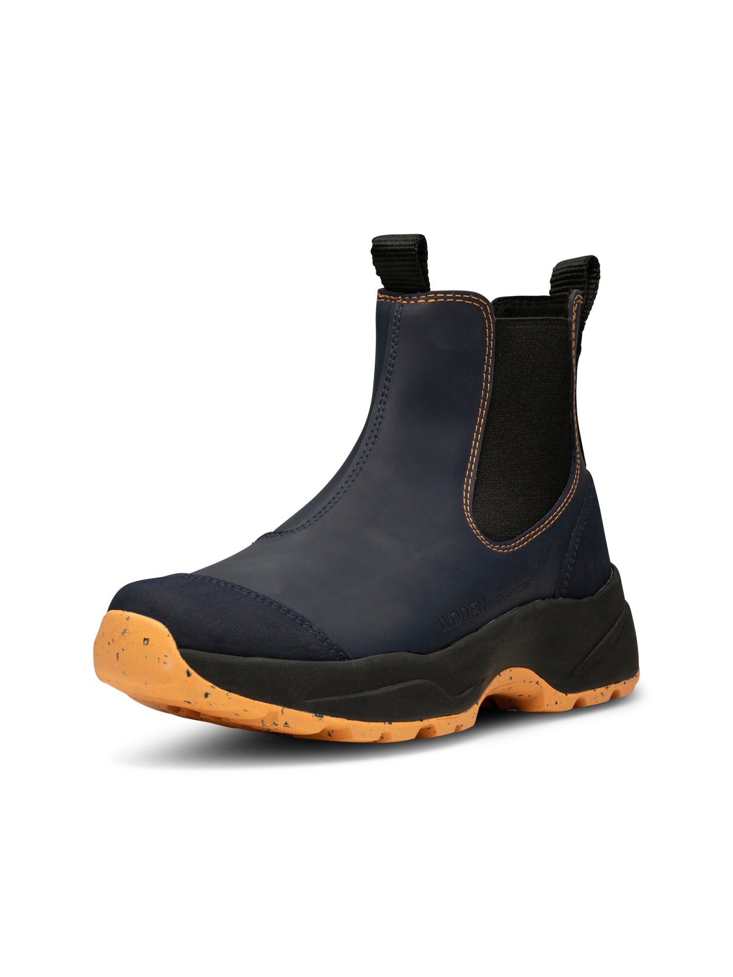 Siri Waterproof - Dark Navy/Papaya
